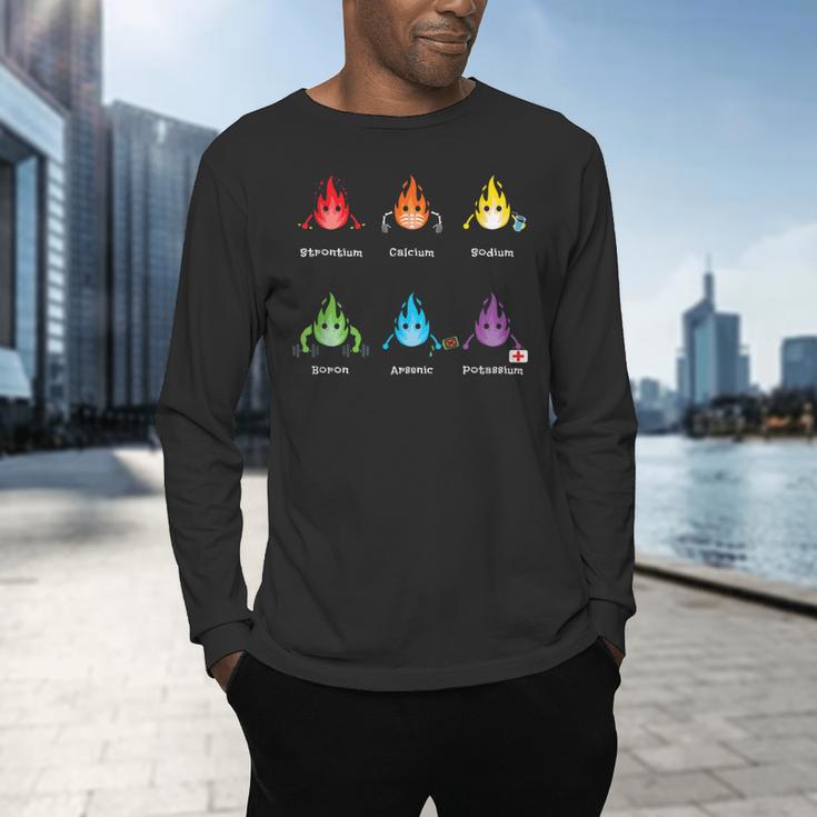 Periodic Elements Chemistry Lovers Science Teacher Men's Long Sleeve T-Shirt, gift for family, gift for coworker