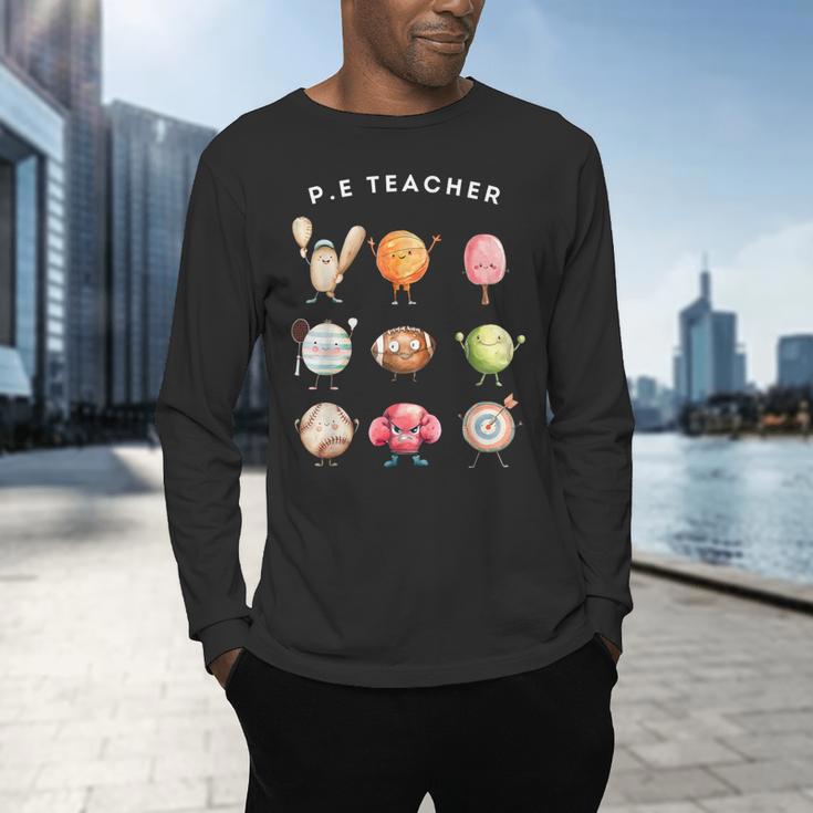 Physical Education Teacher PE Teacher Specials Back School Men's Long Sleeve T-Shirt, gift for family, gift for coworker Physical Education Teacher PE Teacher Specials Back School Men's Long Sleeve T-Shirt, gift for family, gift for coworker