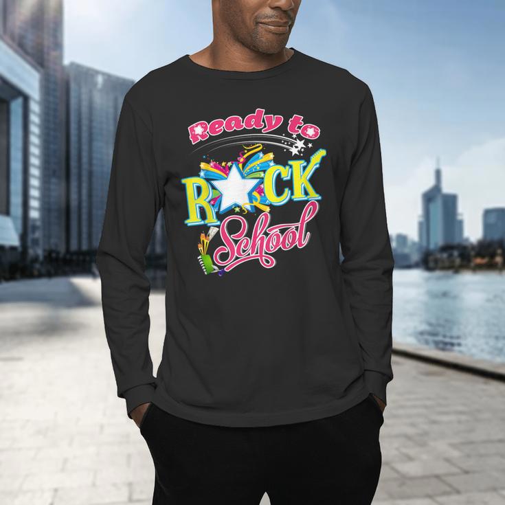 Ready To Rock School Shirt Students And Teachers Men's Long Sleeve T-Shirt, gift for family, gift for coworker Ready To Rock School Shirt Students And Teachers Men's Long Sleeve T-Shirt, gift for family, gift for coworker