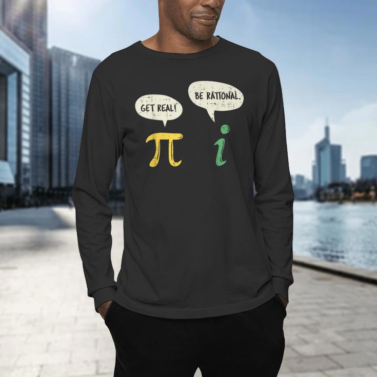 Get Real Be Rational Shirt Pi Math Teacher Geek Men's Long Sleeve T-Shirt, gift for family, gift for coworker Get Real Be Rational Shirt Pi Math Teacher Geek Men's Long Sleeve T-Shirt, gift for family, gift for coworker