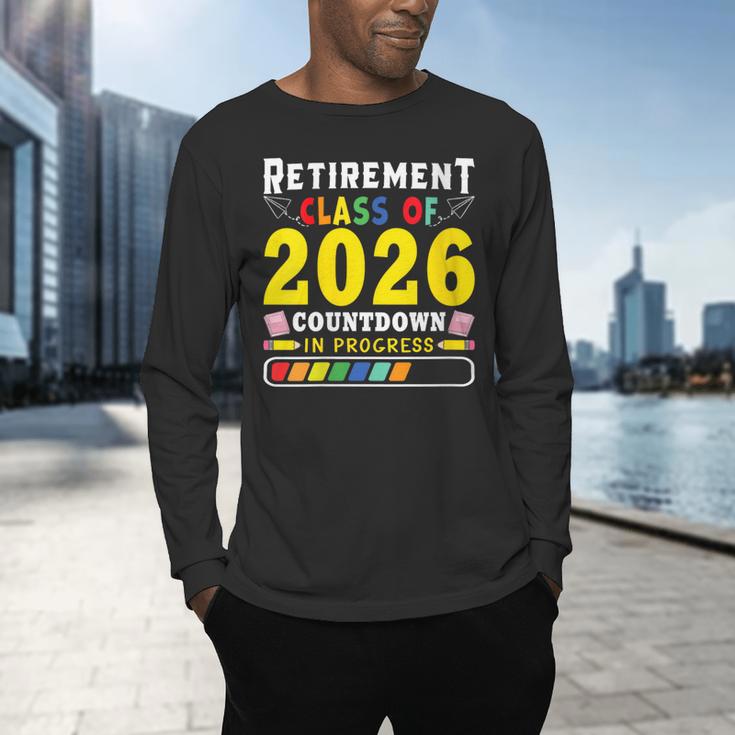 Retirement Primary Elementary Teacher 2026 Retiring Progress Men's Long Sleeve T-Shirt, gift for family, gift for coworker Retirement Primary Elementary Teacher 2026 Retiring Progress Men's Long Sleeve T-Shirt, gift for family, gift for coworker