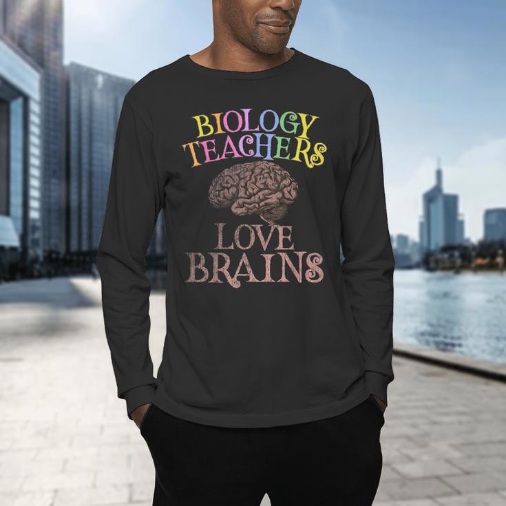 Retro BIOLOGY TEACHERS LOVE BRAINS This Is My Scary STEM Men's Long Sleeve T-Shirt, gift for family, gift for coworker Retro BIOLOGY TEACHERS LOVE BRAINS This Is My Scary STEM Men's Long Sleeve T-Shirt, gift for family, gift for coworker
