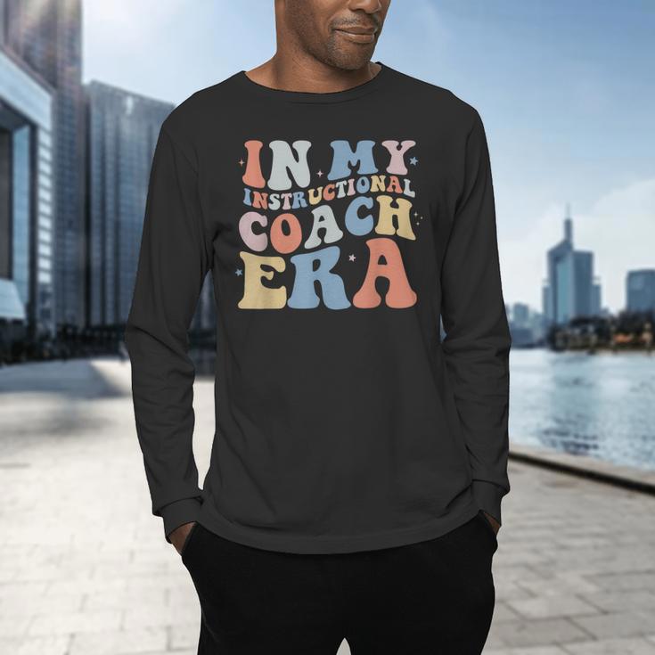 Retro Groovy In My Instructional Coach Era Teacher Men's Long Sleeve T-Shirt, gift for family, gift for coworker Retro Groovy In My Instructional Coach Era Teacher Men's Long Sleeve T-Shirt, gift for family, gift for coworker