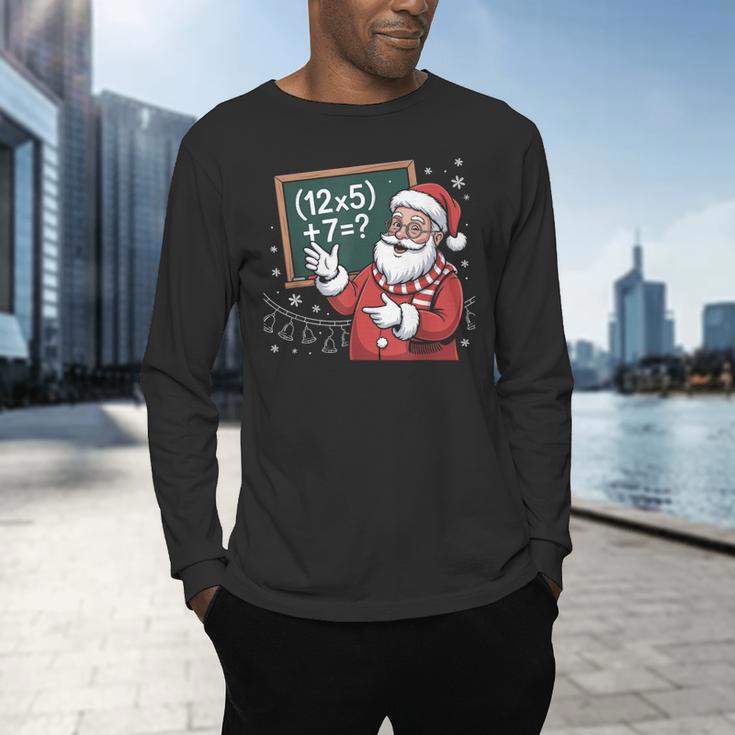 Santa Teacher 67 Math Christmas Xmas Holiday Number 67 Men's Long Sleeve T-Shirt, gift for family, gift for coworker Santa Teacher 67 Math Christmas Xmas Holiday Number 67 Men's Long Sleeve T-Shirt, gift for family, gift for coworker