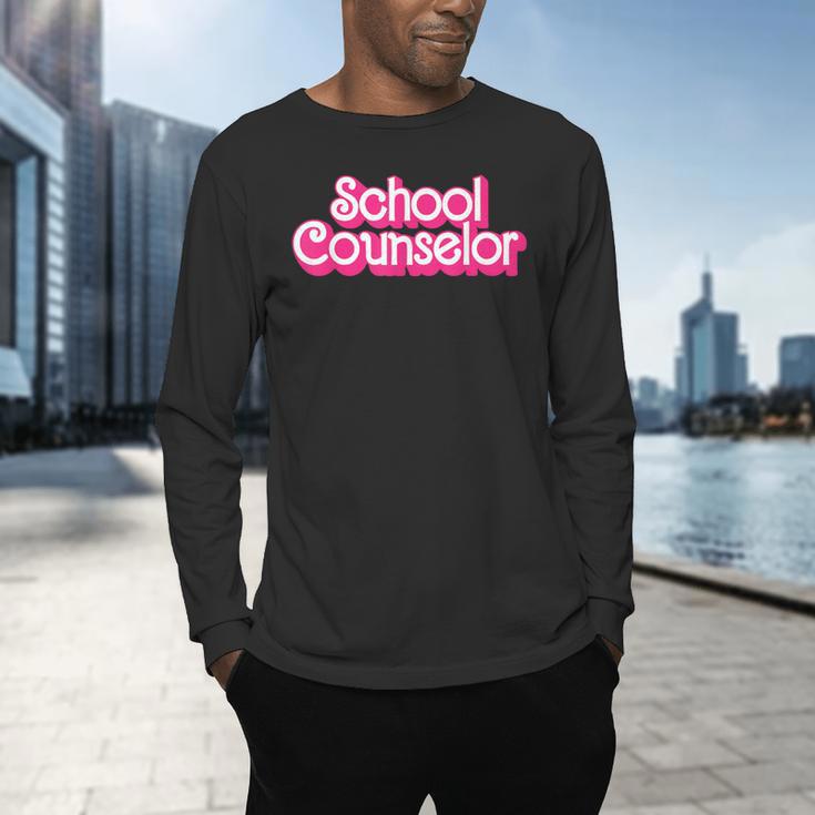 School Counselor Back To School Teacher Life Men's Long Sleeve T-Shirt, gift for family, gift for coworker School Counselor Back To School Teacher Life Men's Long Sleeve T-Shirt, gift for family, gift for coworker