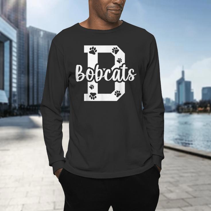 School Spirit Mascot Bobcats Back To School Teacher Student Men's Long Sleeve T-Shirt, gift for family, gift for coworker School Spirit Mascot Bobcats Back To School Teacher Student Men's Long Sleeve T-Shirt, gift for family, gift for coworker