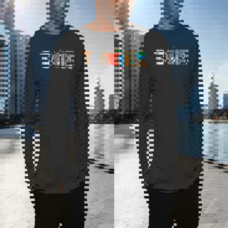 School Teacher Men And Women Back To School Teachers Men&#x27;s Long Sleeve T-Shirt, gift for family, gift for coworker