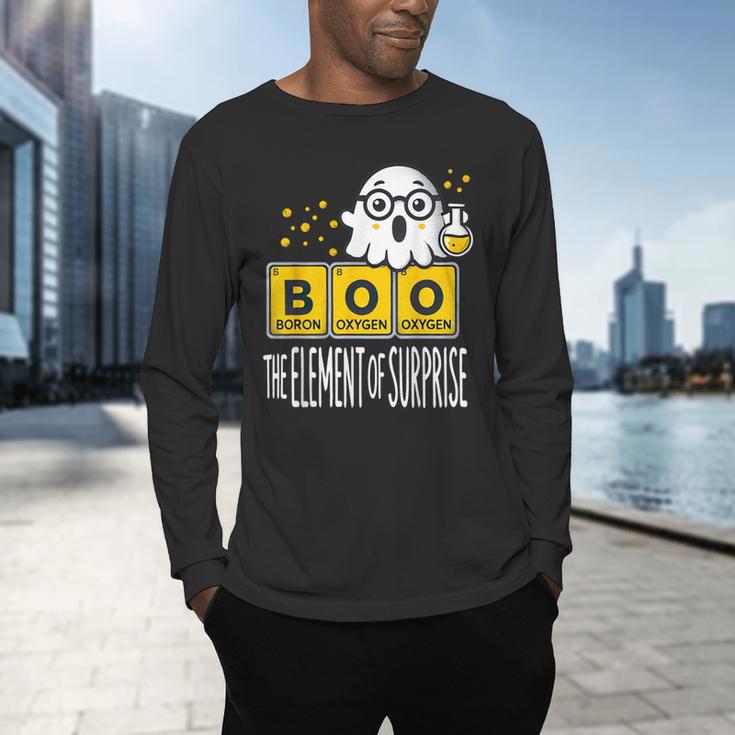 Science Teacher Halloween Elements Of Surprise Chemistry Men's Long Sleeve T-Shirt, gift for family, gift for coworker Science Teacher Halloween Elements Of Surprise Chemistry Men's Long Sleeve T-Shirt, gift for family, gift for coworker