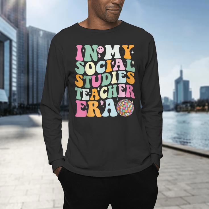 In My Social Studies Teacher Era Cute Social Studies Teacher Men's Long Sleeve T-Shirt, gift for family, gift for coworker In My Social Studies Teacher Era Cute Social Studies Teacher Men's Long Sleeve T-Shirt, gift for family, gift for coworker