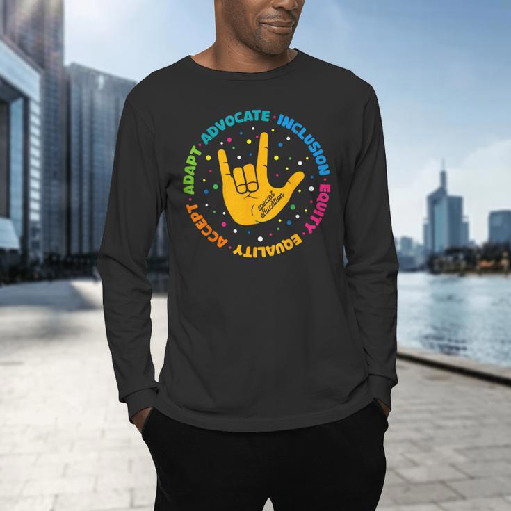 Special Education Teacher Inspirational SPED Teachers Autism Men's Long Sleeve T-Shirt, gift for family, gift for coworker