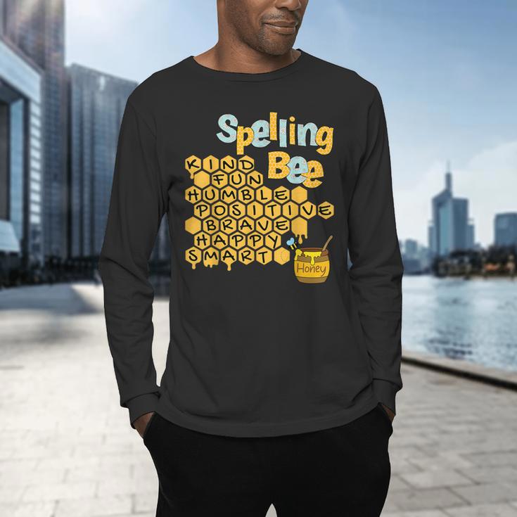 Spelling Bee Kind Positive Kindness Women Teacher Men's Long Sleeve T-Shirt, gift for family, gift for coworker Spelling Bee Kind Positive Kindness Women Teacher Men's Long Sleeve T-Shirt, gift for family, gift for coworker