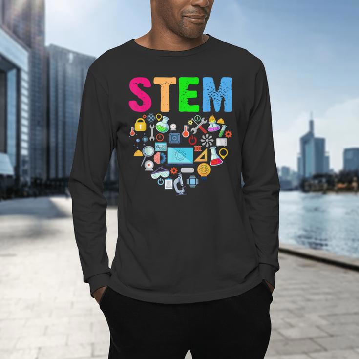STEM Science Technology Engineering Math Teacher Men's Long Sleeve T-Shirt, gift for family, gift for coworker STEM Science Technology Engineering Math Teacher Men's Long Sleeve T-Shirt, gift for family, gift for coworker