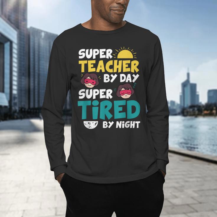 Super Hero Teacher Superheroes Men's Long Sleeve T-Shirt, gift for family, gift for coworker Super Hero Teacher Superheroes Men's Long Sleeve T-Shirt, gift for family, gift for coworker