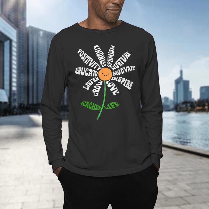 Teach Love Inspire Teachers Inspirational Flower Teachers Men's Long Sleeve T-Shirt, gift for family, gift for coworker Teach Love Inspire Teachers Inspirational Flower Teachers Men's Long Sleeve T-Shirt, gift for family, gift for coworker