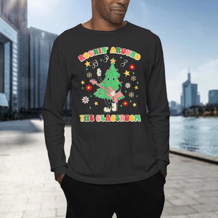 Teacher Christmas Shirts Pajama Matching Rockin' Around The Classroom -Adult Short Sleeve Small Modern Festive Christmas Teacher Xmas Vibes T-Shirt Men's Long Sleeve T-Shirt, gift for family, gift for coworker Teacher Christmas Shirts Pajama Matching Rockin' Around The Classroom -Adult Short Sleeve Small Modern Festive Christmas Teacher Xmas Vibes T-Shirt Men's Long Sleeve T-Shirt, gift for family, gift for coworker