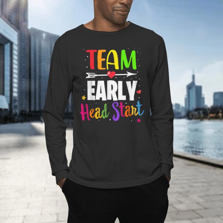 Teacher Early Childhood Education Preschool Head Start Crew Men's Long Sleeve T-Shirt, gift for family, gift for coworker