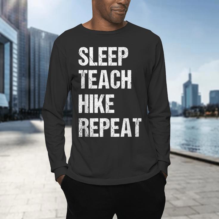Teacher Hiking Shirt Teaching Hiker T Shirt Men's Long Sleeve T-Shirt, gift for family, gift for coworker Teacher Hiking Shirt Teaching Hiker T Shirt Men's Long Sleeve T-Shirt, gift for family, gift for coworker