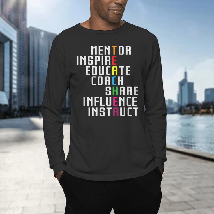 Teacher Inspirational Educator Favorite School Teacher Men Women Girls Kids Men's Long Sleeve T-Shirt, gift for family, gift for coworker Teacher Inspirational Educator Favorite School Teacher Men Women Girls Kids Men's Long Sleeve T-Shirt, gift for family, gift for coworker