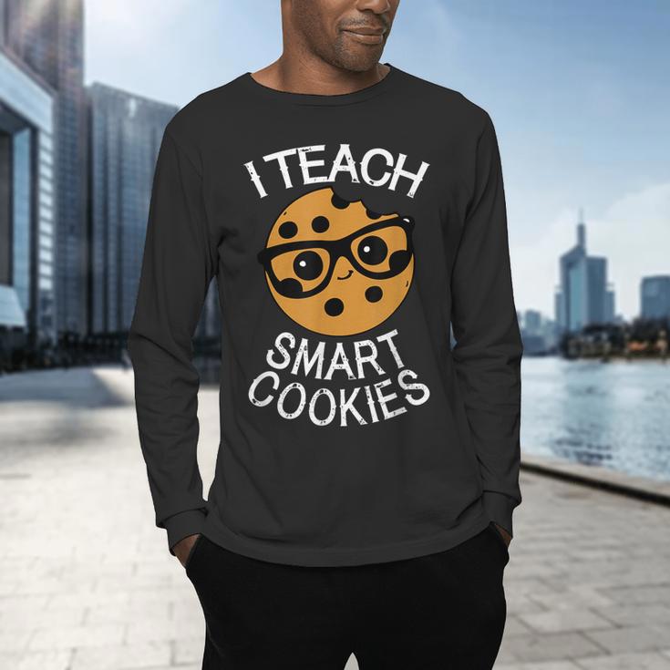 Teacher Shirt I Teach Smart Cookies Shirt Nerd Tee Men's Long Sleeve T-Shirt, gift for family, gift for coworker Teacher Shirt I Teach Smart Cookies Shirt Nerd Tee Men's Long Sleeve T-Shirt, gift for family, gift for coworker
