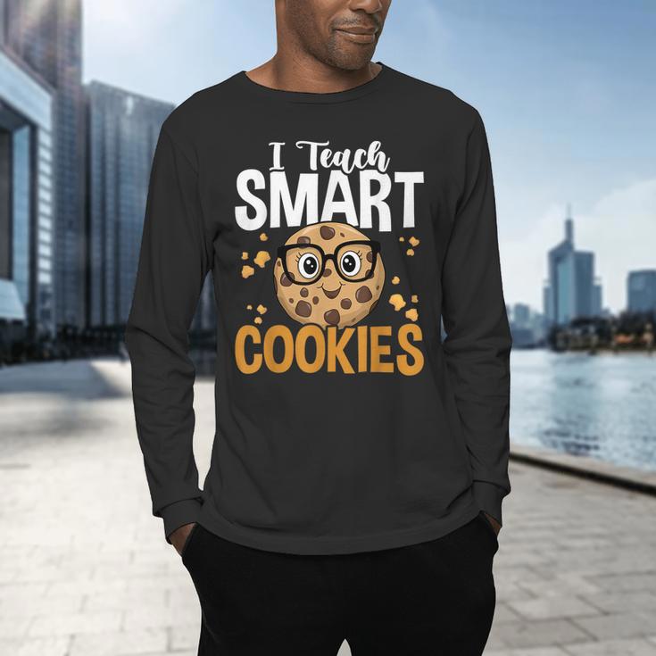 Teacher I Teach Smart Cookies Nerd Men's Long Sleeve T-Shirt, gift for family, gift for coworker Teacher I Teach Smart Cookies Nerd Men's Long Sleeve T-Shirt, gift for family, gift for coworker
