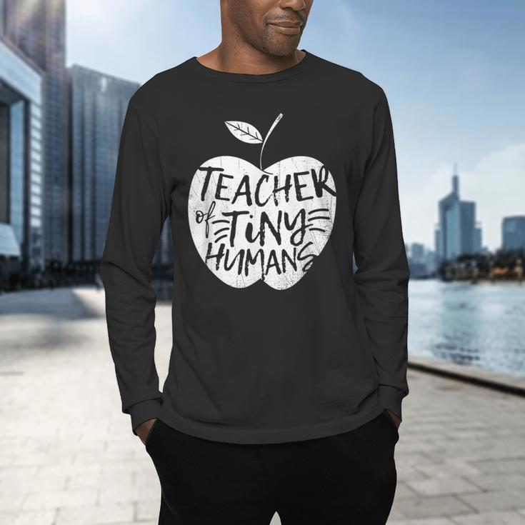 Teacher Of Tiny Humans Preschool Kindergarten Teacher Men's Long Sleeve T-Shirt, gift for family, gift for coworker Teacher Of Tiny Humans Preschool Kindergarten Teacher Men's Long Sleeve T-Shirt, gift for family, gift for coworker