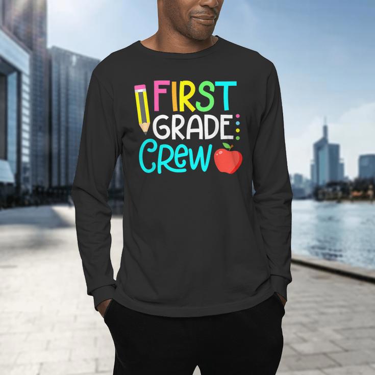 Team 1st Grade Crew Back To School 1st Grade Teacher Kids Men's Long Sleeve T-Shirt, gift for family, gift for coworker Team 1st Grade Crew Back To School 1st Grade Teacher Kids Men's Long Sleeve T-Shirt, gift for family, gift for coworker