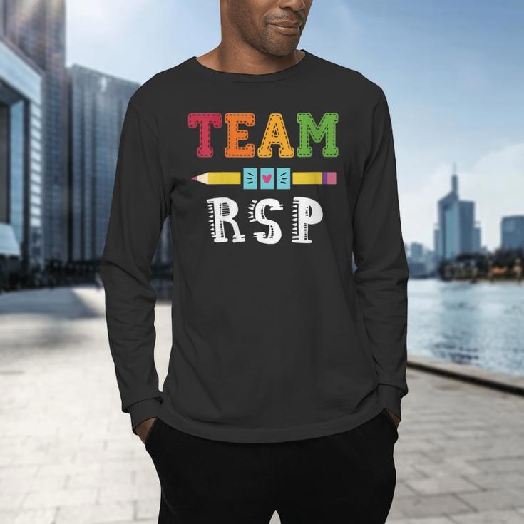 Team RSP RSP Teacher Kindergarten Teacher Men's Long Sleeve T-Shirt, gift for family, gift for coworker Team RSP RSP Teacher Kindergarten Teacher Men's Long Sleeve T-Shirt, gift for family, gift for coworker