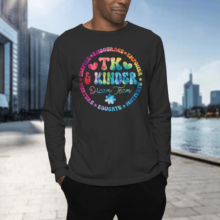 TK & Kinder Dream Team Transitional Kindergarten Teacher Men's Long Sleeve T-Shirt, gift for family, gift for coworker TK & Kinder Dream Team Transitional Kindergarten Teacher Men's Long Sleeve T-Shirt, gift for family, gift for coworker