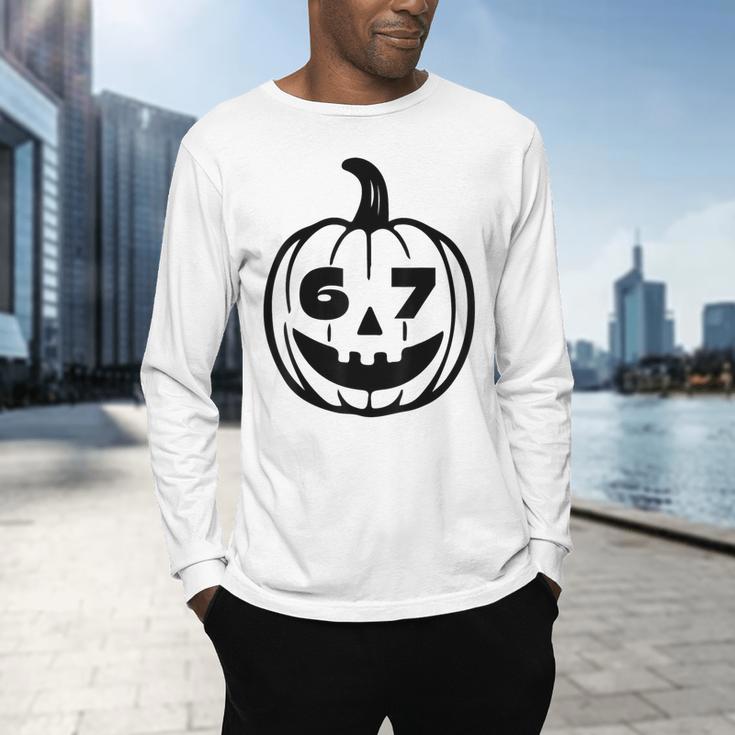 67 Halloween Costume For Students Teachers Brainrot Meme Men's Long Sleeve T-Shirt, gift for family, gift for coworker