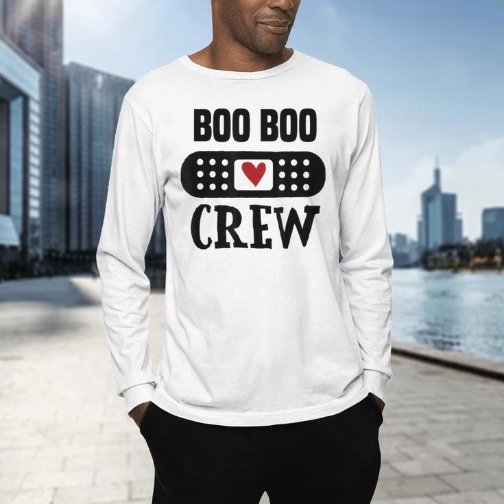 Boo Boo Crew First Aid School Nurse Day Care Teacher Men's Long Sleeve T-Shirt, gift for family, gift for coworker Boo Boo Crew First Aid School Nurse Day Care Teacher Men's Long Sleeve T-Shirt, gift for family, gift for coworker