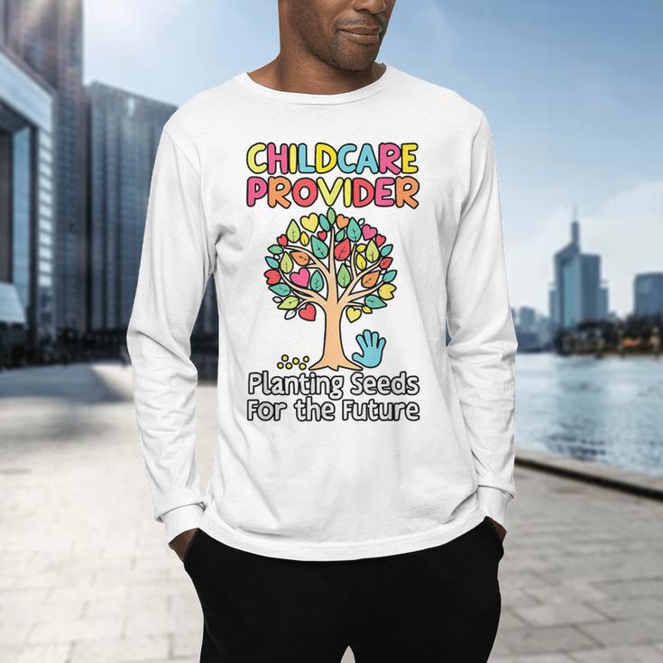Childcare Provider Job Daycare Provider Daycare Teacher Men's Long Sleeve T-Shirt, gift for family, gift for coworker