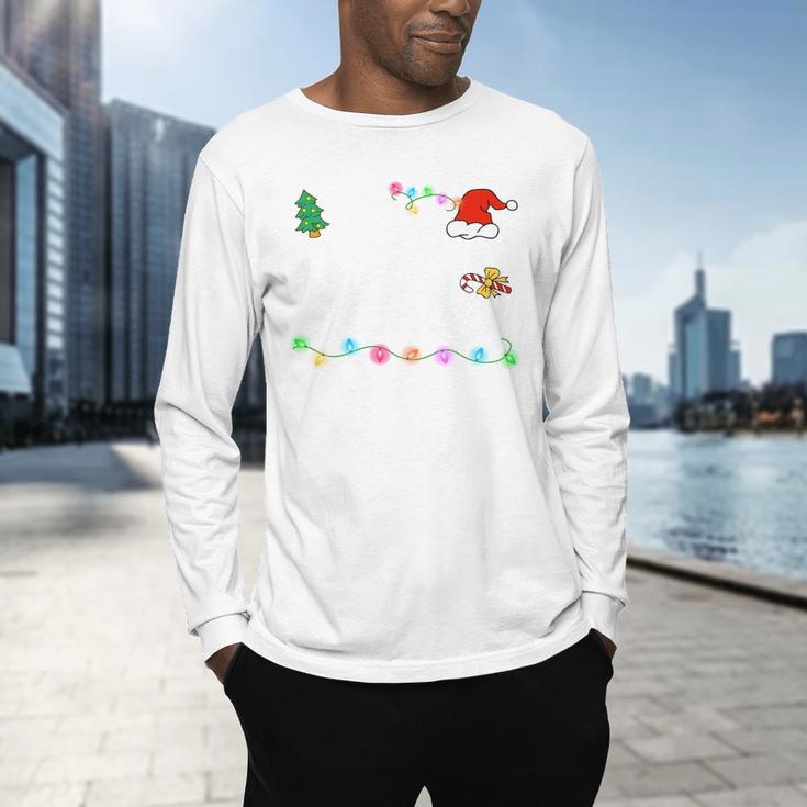 Is It Christmas Break Yet Teacher Xmas Light Santa Hat Men's Long Sleeve T-Shirt, gift for family, gift for coworker Is It Christmas Break Yet Teacher Xmas Light Santa Hat Men's Long Sleeve T-Shirt, gift for family, gift for coworker