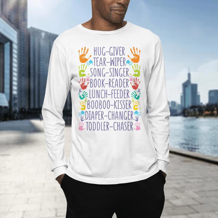 Daycare Provider Daycare Teacher Childcare Provider Men's Long Sleeve T-Shirt, gift for family, gift for coworker Daycare Provider Daycare Teacher Childcare Provider Men's Long Sleeve T-Shirt, gift for family, gift for coworker