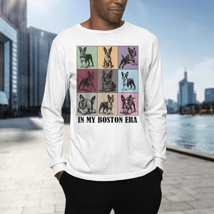 Funny Boston Terrier Quote In My Boston Terrier Era Cool Dog Men Women Men's Long Sleeve T-Shirt, gift for family, gift for coworker