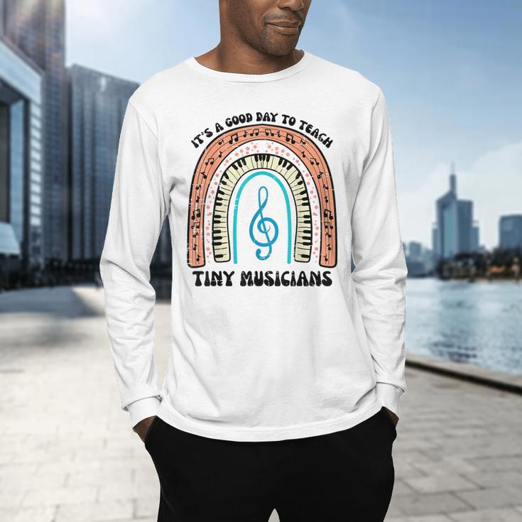 Good Day To Teach Tiny Musicians Piano Music Teacher Women Men's Long Sleeve T-Shirt, gift for family, gift for coworker Good Day To Teach Tiny Musicians Piano Music Teacher Women Men's Long Sleeve T-Shirt, gift for family, gift for coworker