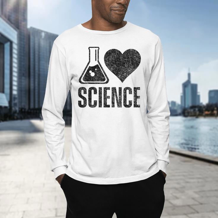 I Love Science Lover Teacher Scientist Sciences Men's Long Sleeve T-Shirt, gift for family, gift for coworker I Love Science Lover Teacher Scientist Sciences Men's Long Sleeve T-Shirt, gift for family, gift for coworker