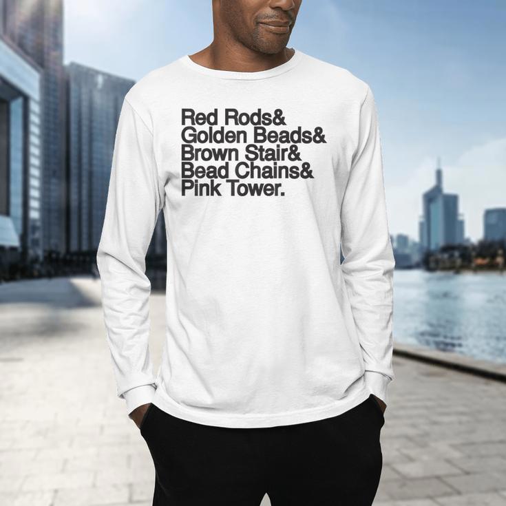 Montessori Helvetica Education Teacher Men's Long Sleeve T-Shirt, gift for family, gift for coworker Montessori Helvetica Education Teacher Men's Long Sleeve T-Shirt, gift for family, gift for coworker