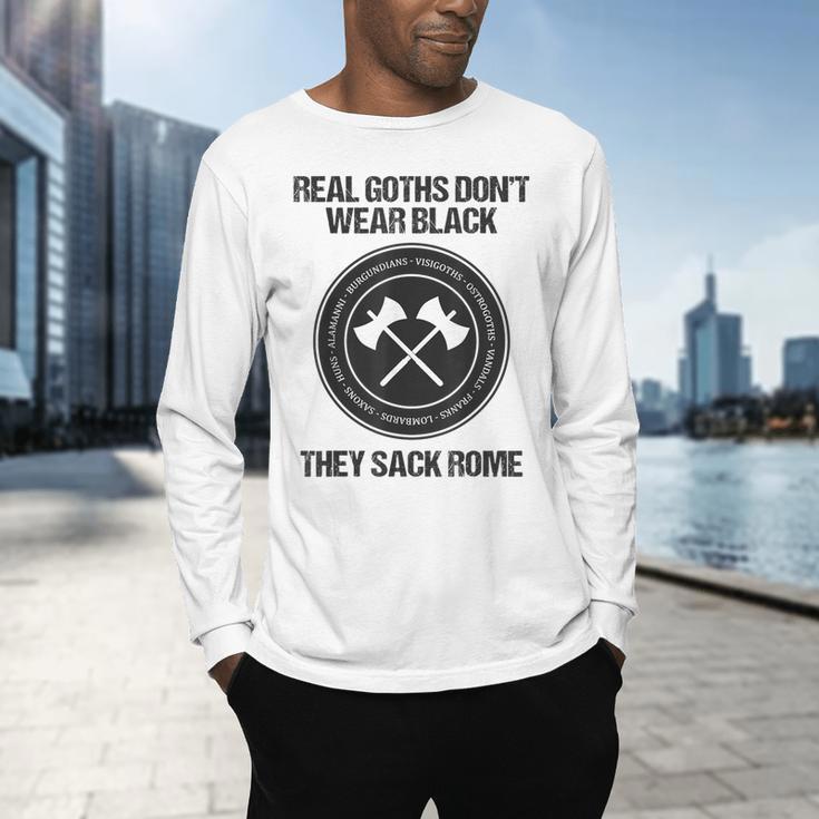 Real Goths Sack Rome History Teacher Men's Long Sleeve T-Shirt, gift for family, gift for coworker Real Goths Sack Rome History Teacher Men's Long Sleeve T-Shirt, gift for family, gift for coworker