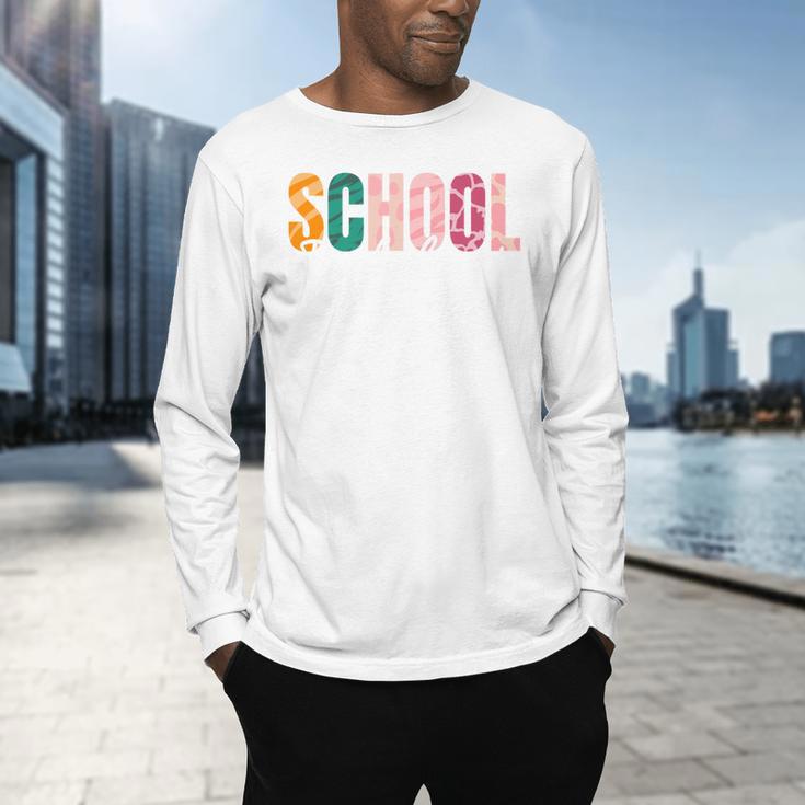 School Psychologist Rainbow Psychology Teacher Men's Long Sleeve T-Shirt, gift for family, gift for coworker School Psychologist Rainbow Psychology Teacher Men's Long Sleeve T-Shirt, gift for family, gift for coworker