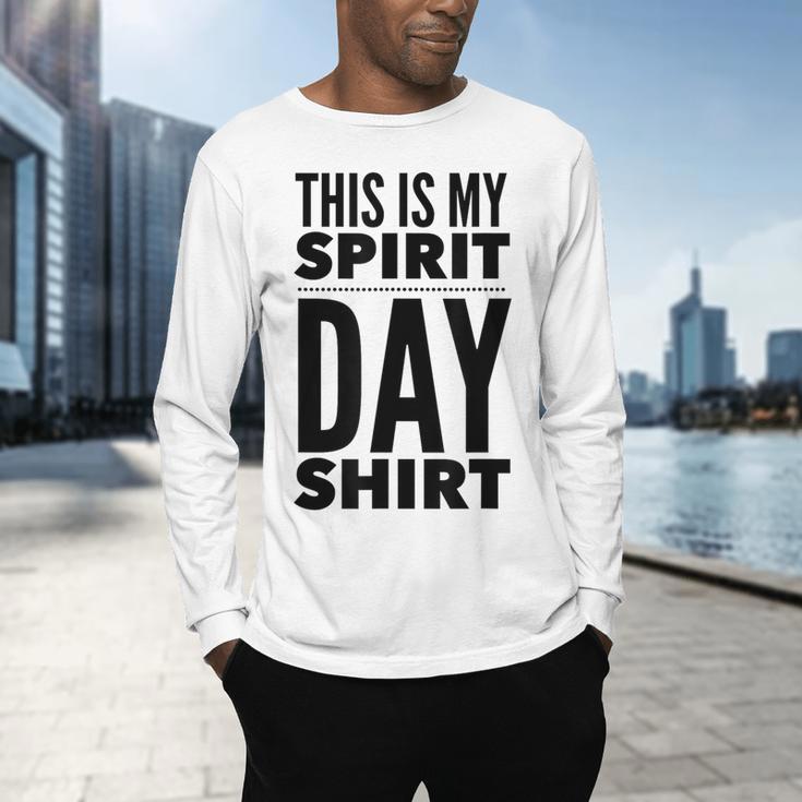 School Teacher Spirit Day Costume For Men Women Men's Long Sleeve T-Shirt, gift for family, gift for coworker