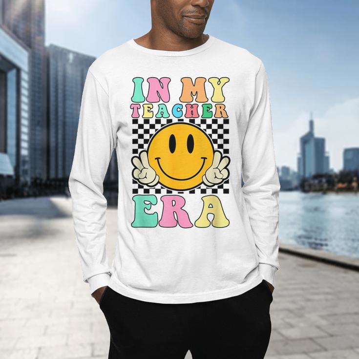 In My Teacher Era Retro Back To School Teacher Student Men's Long Sleeve T-Shirt, gift for family, gift for coworker In My Teacher Era Retro Back To School Teacher Student Men's Long Sleeve T-Shirt, gift for family, gift for coworker