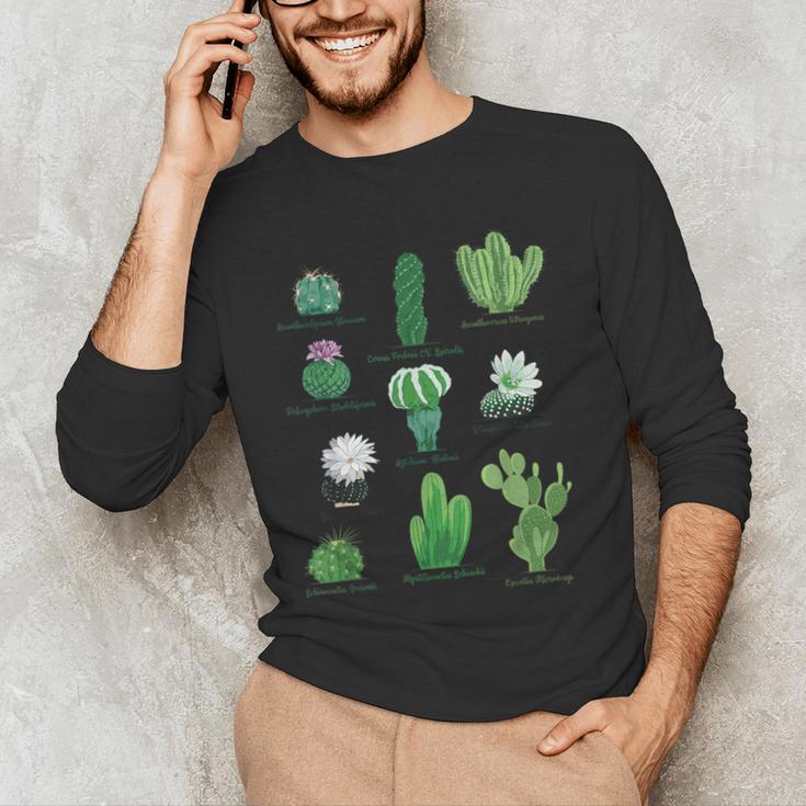 10 Types Of Cactus Succulent Teacher Chart Cactus Lover Tee Men's Long Sleeve T-Shirt, novelty gifts, funny gifts 10 Types Of Cactus Succulent Teacher Chart Cactus Lover Tee Men's Long Sleeve T-Shirt, novelty gifts, funny gifts