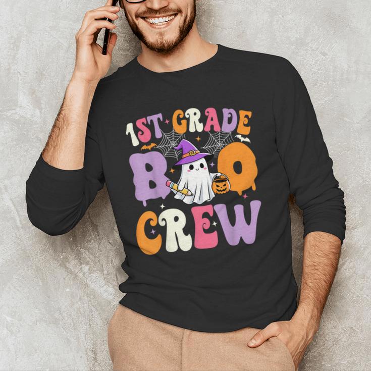1st Grade Boo Crew Spooky First Grade Halloween Teacher Men's Long Sleeve T-Shirt, novelty gifts, funny gifts 1st Grade Boo Crew Spooky First Grade Halloween Teacher Men's Long Sleeve T-Shirt, novelty gifts, funny gifts
