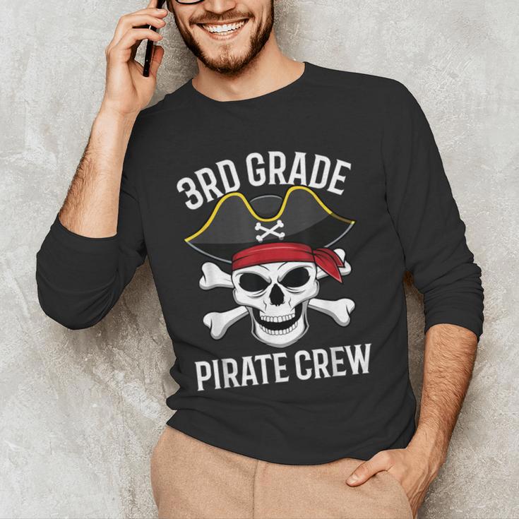 3rd Grade Pirate Crew Halloween Costume Student Teacher Men's Long Sleeve T-Shirt, novelty gifts, funny gifts 3rd Grade Pirate Crew Halloween Costume Student Teacher Men's Long Sleeve T-Shirt, novelty gifts, funny gifts