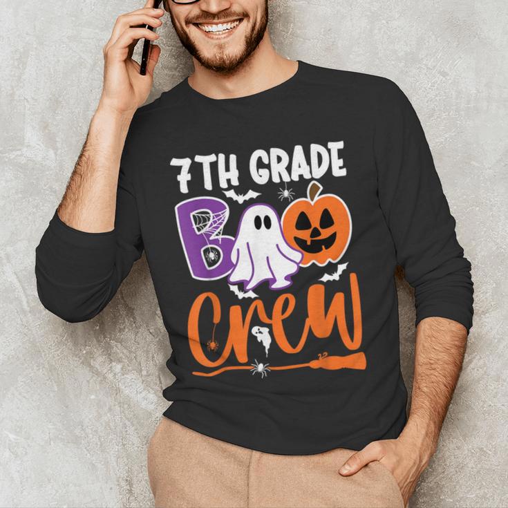 7th Grade Boo Crew Teacher Student Halloween Costume Men's Long Sleeve T-Shirt, novelty gifts, funny gifts 7th Grade Boo Crew Teacher Student Halloween Costume Men's Long Sleeve T-Shirt, novelty gifts, funny gifts