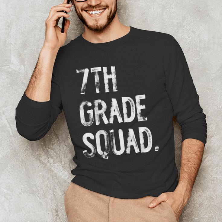 7th Grade Squad Back To School Student Teacher Men's Long Sleeve T-Shirt, novelty gifts, funny gifts 7th Grade Squad Back To School Student Teacher Men's Long Sleeve T-Shirt, novelty gifts, funny gifts