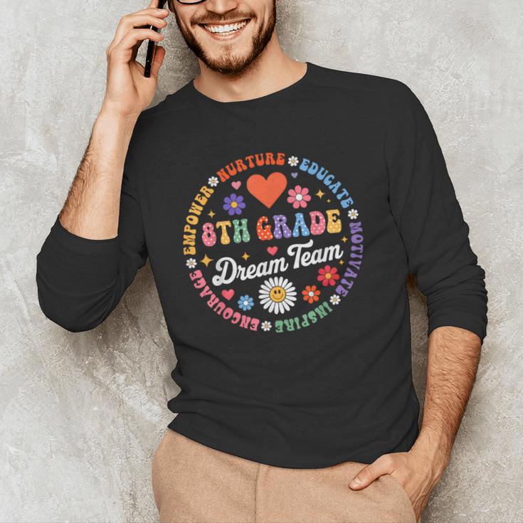 8th Grade Dream Team Eighth Grade Teacher Kid Back To School Men's Long Sleeve T-Shirt, novelty gifts, funny gifts 8th Grade Dream Team Eighth Grade Teacher Kid Back To School Men's Long Sleeve T-Shirt, novelty gifts, funny gifts