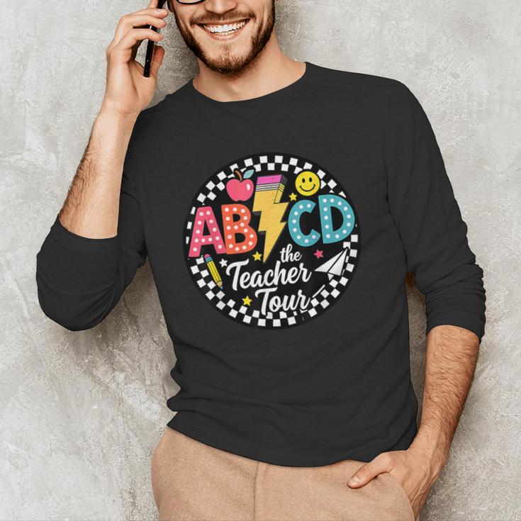 ABCD The Teacher Tour Back To School First Day Of School Men's Long Sleeve T-Shirt, novelty gifts, funny gifts ABCD The Teacher Tour Back To School First Day Of School Men's Long Sleeve T-Shirt, novelty gifts, funny gifts