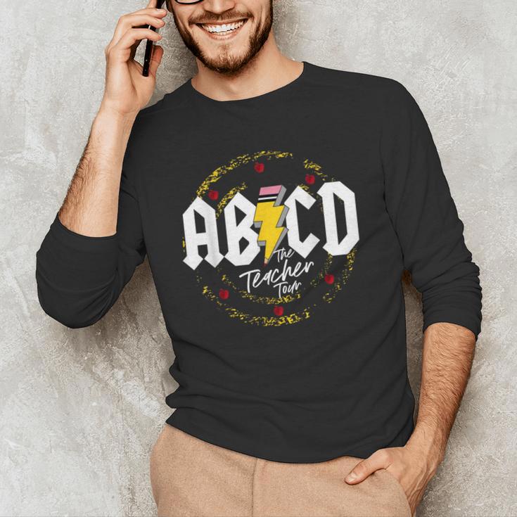 ABCD The Teacher Tour Last Day Of School Rockin' Teacher Men's Long Sleeve T-Shirt, novelty gifts, funny gifts ABCD The Teacher Tour Last Day Of School Rockin' Teacher Men's Long Sleeve T-Shirt, novelty gifts, funny gifts