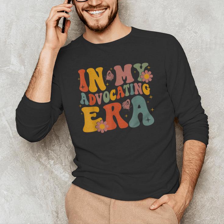 In My Advocating Era Advocate Autism Awareness Sped Teacher Men Women Kids Men's Long Sleeve T-Shirt, novelty gifts, funny gifts